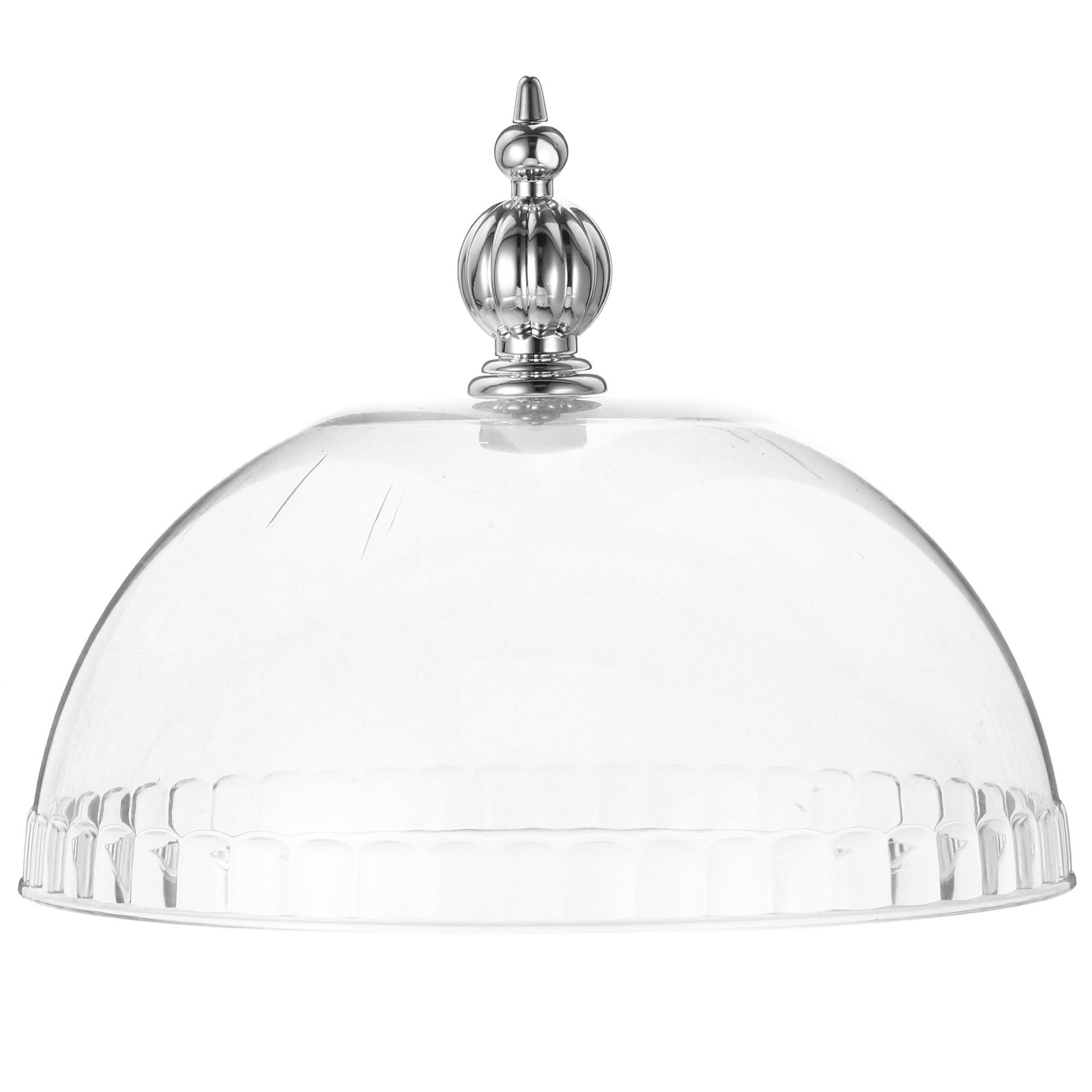 Plastic Dome Clear - Plastik-Kuchenglocke 6,8 Zoll, transparenter Käsedeckel, hitzebeständiges