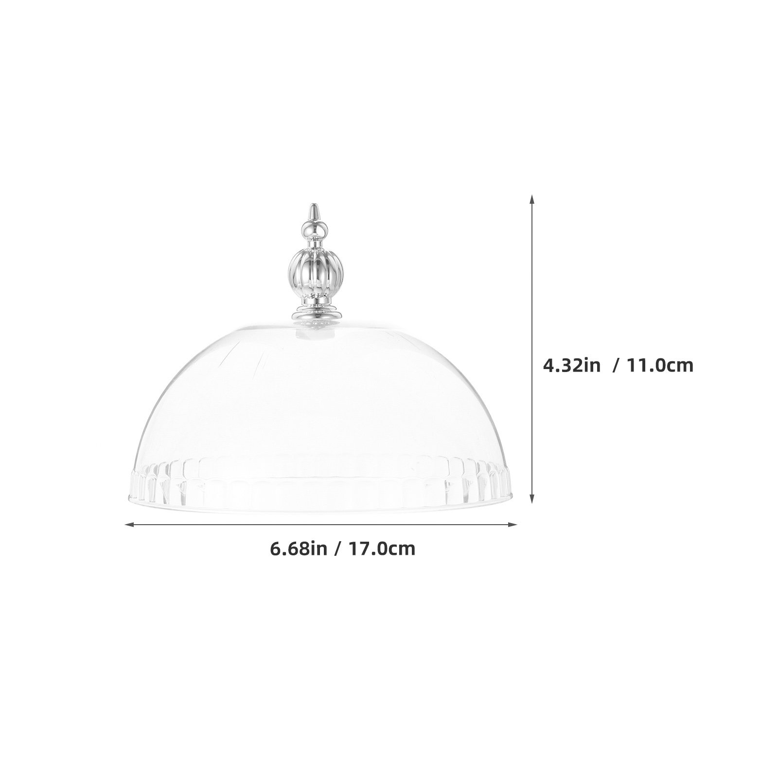 Plastik-Kuchenglocke 6,8 Zoll, – Plastic Dome Clear Bewertung und Preis