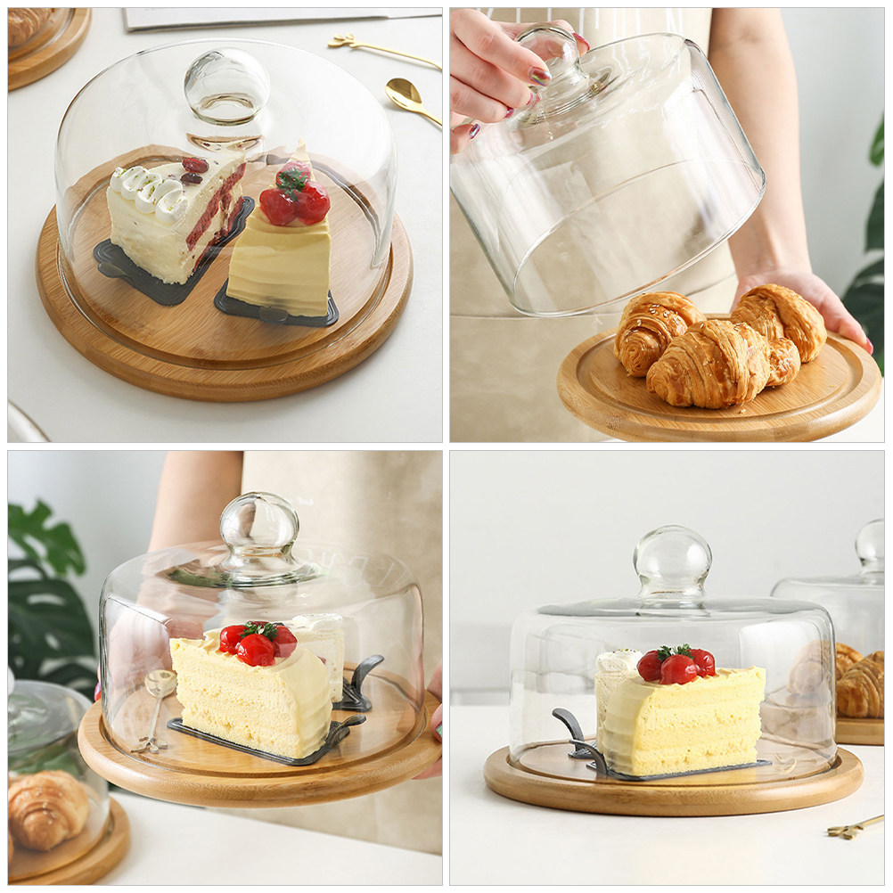 18 cm Glas-Kuchenglocke, trans – Plastic Dome Clear Bewertung und Preis